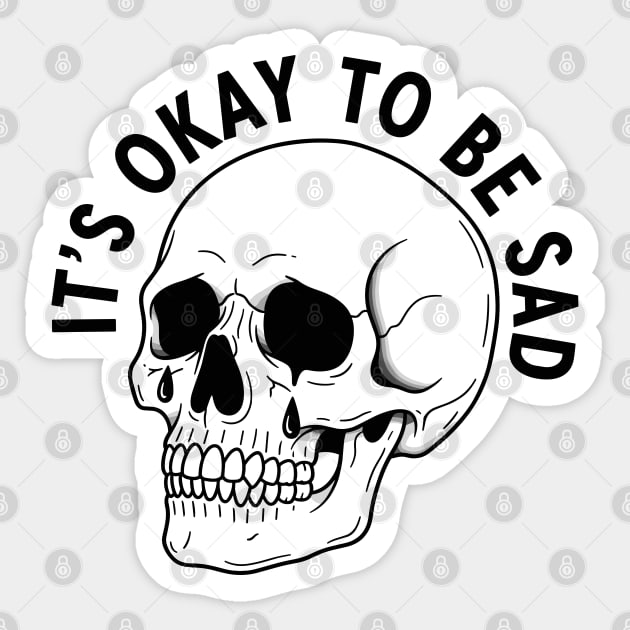 It's Okay to Be Sad Sticker by enrynz